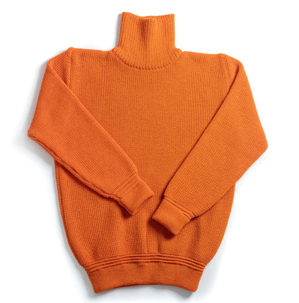 Heimat U Boat Roll Neck - Rescue Orange