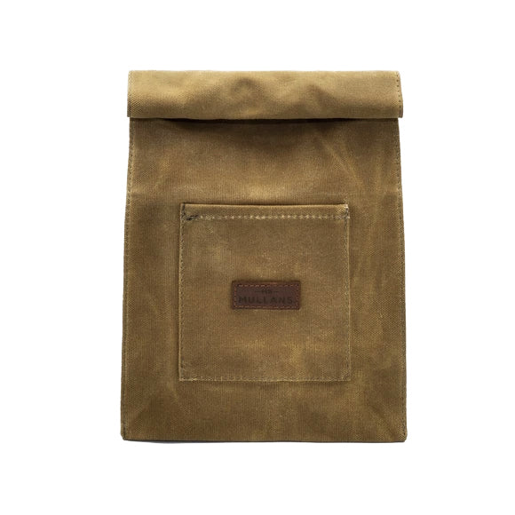 Mr Mullan's Canvas & Leather Wash Bag - Beige