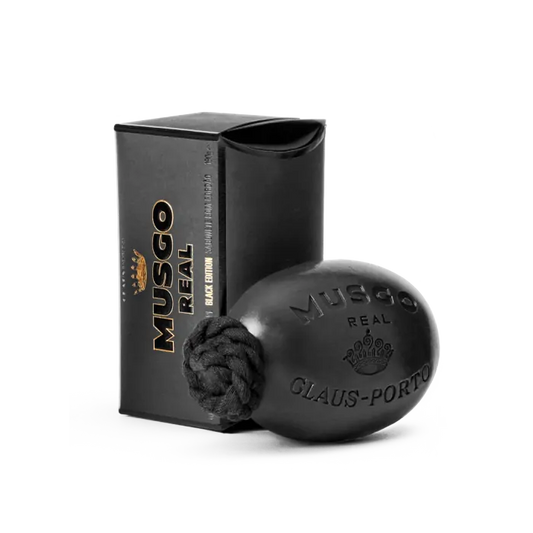 Musgo Real Black Edition Soap on a Rope 190g