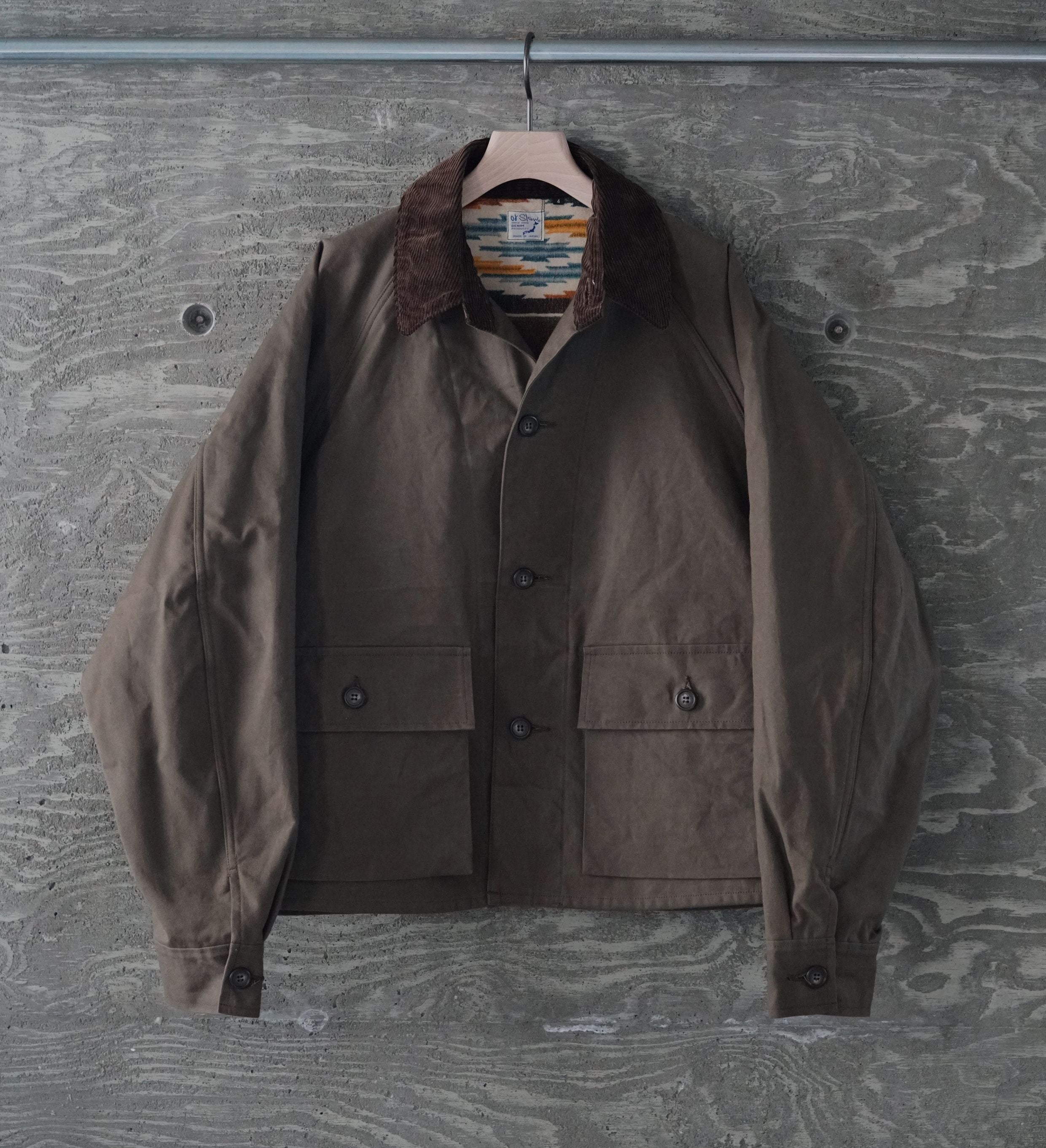 ジャケット・アウター orslow MEXICAN LINING HUNTING JACKET オアスロウ orSlow【SALE】 03-6032-52 MEXICAN LINING HUNTING