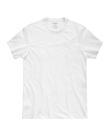100% Organic Cotton Crew Neck T-shirt - White