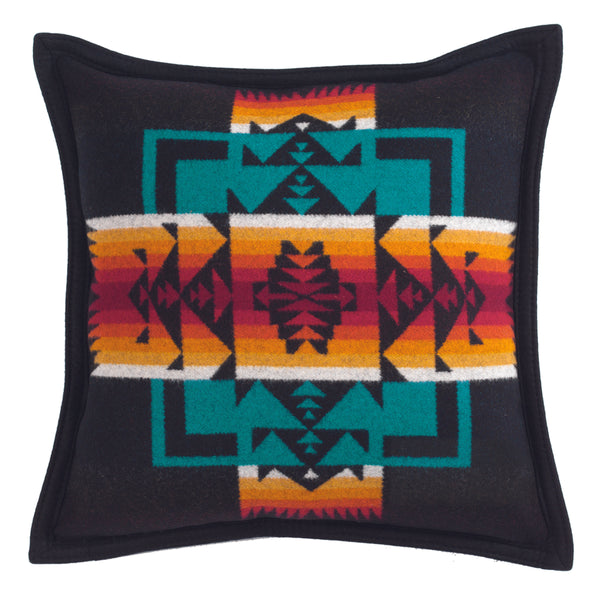 CHIEF JOSEPH DUCK/ FILL PILLOW 16x16 (4 designs available), pillow, Pendleton, Mr Mullan's General Store, Black, Black, [option2], [option3]. We recommend using the default value. Default value is: CHIEF JOSEPH DUCK/ FILL PILLOW 16x16 (4 designs available) - Mr Mullan's General Store