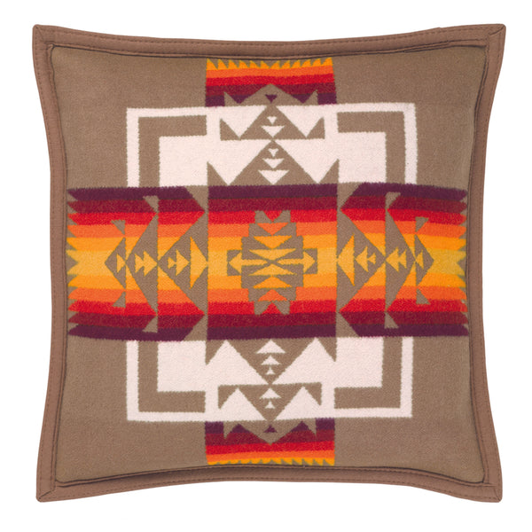 CHIEF JOSEPH DUCK/ FILL PILLOW 16x16 (4 designs available), pillow, Pendleton, Mr Mullan's General Store, Khaki, Khaki, [option2], [option3]. We recommend using the default value. Default value is: CHIEF JOSEPH DUCK/ FILL PILLOW 16x16 (4 designs available) - Mr Mullan's General Store