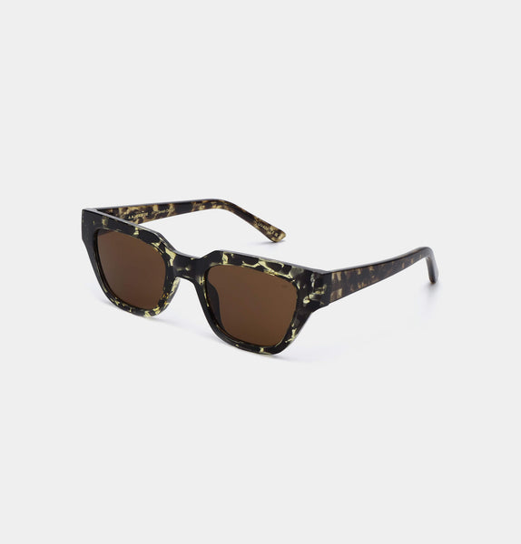 Kaws Sunglasses - Black/Yellow Tortoise