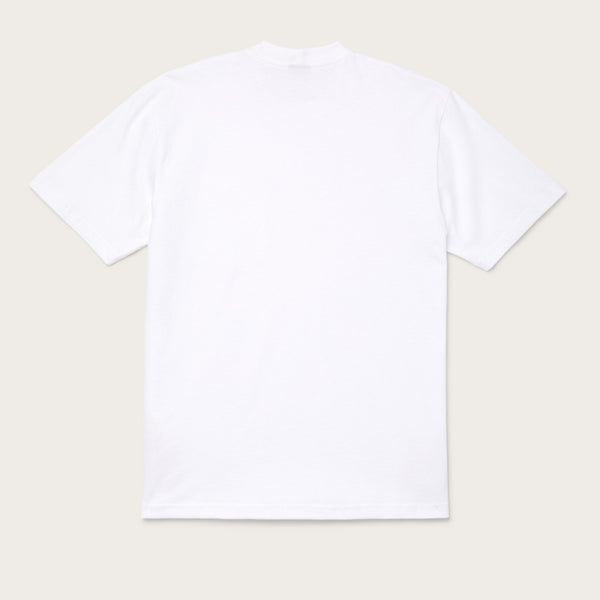 Filson S/S Pioneer Solid One Pocket Tee -White