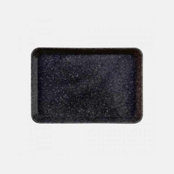 Hightide Small Marbled Desk Tray - Black