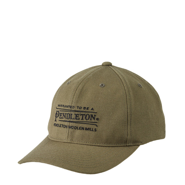 Pendleton Embroidered Logo Cap - Olive Green