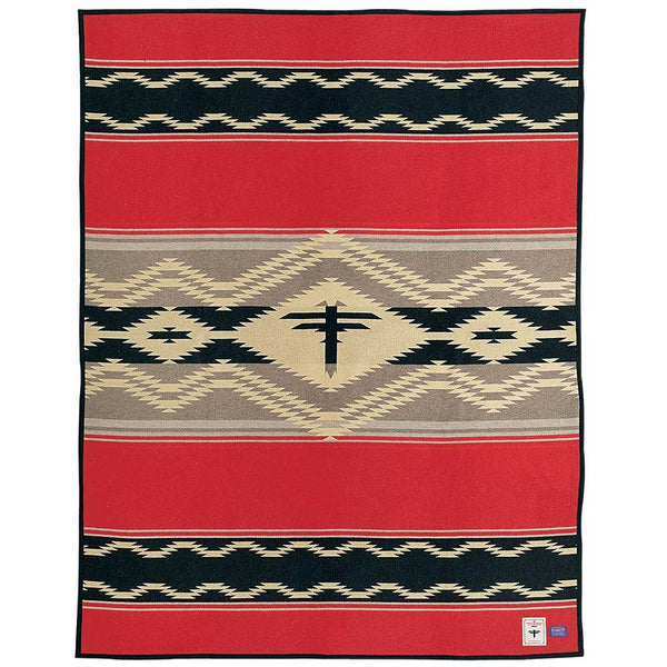 AMERICAN INDIAN COLLEGE FUND BLANKET, blanket, Pendleton, Mr Mullan's General Store, [variant_title], [option1], [option2], [option3]. We recommend using the default value. Default value is: AMERICAN INDIAN COLLEGE FUND BLANKET - Mr Mullan's General Store