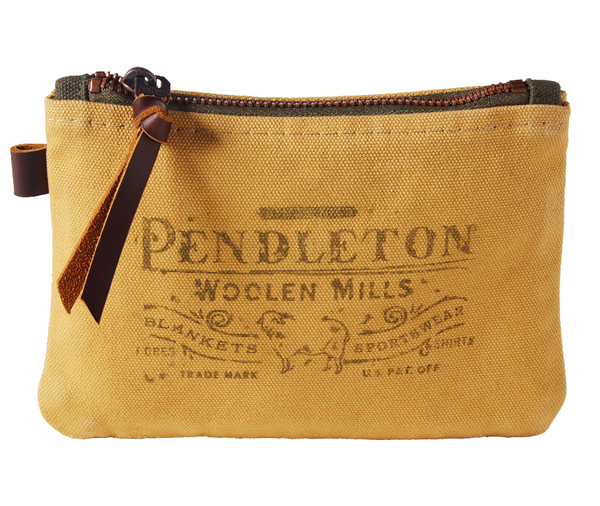 CANVAS ZIP POUCH (2 colours available), pouch, Pendleton, Mr Mullan's General Store, [variant_title], [option1], [option2], [option3]. We recommend using the default value. Default value is: CANVAS ZIP POUCH (2 colours available) - Mr Mullan's General Store