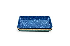 Hightide Medium Marbled Desk Tray - Navy