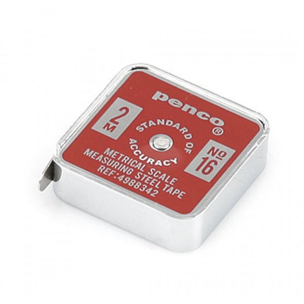 Penco Pocket Tape Measure 2m - Red