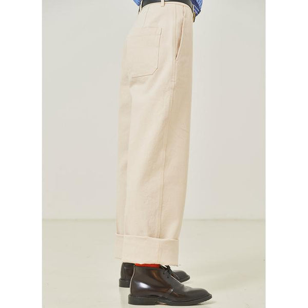 RENU CHINO BULL DENIM PANTS, women's trousers, Eat Dust, Mr Mullan's General Store, [variant_title], [option1], [option2], [option3]. We recommend using the default value. Default value is: RENU CHINO BULL DENIM PANTS - Mr Mullan's General Store
